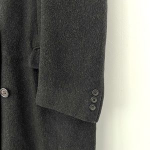 Adolfo Double Breasted Wool / Cashmere Blend Coat